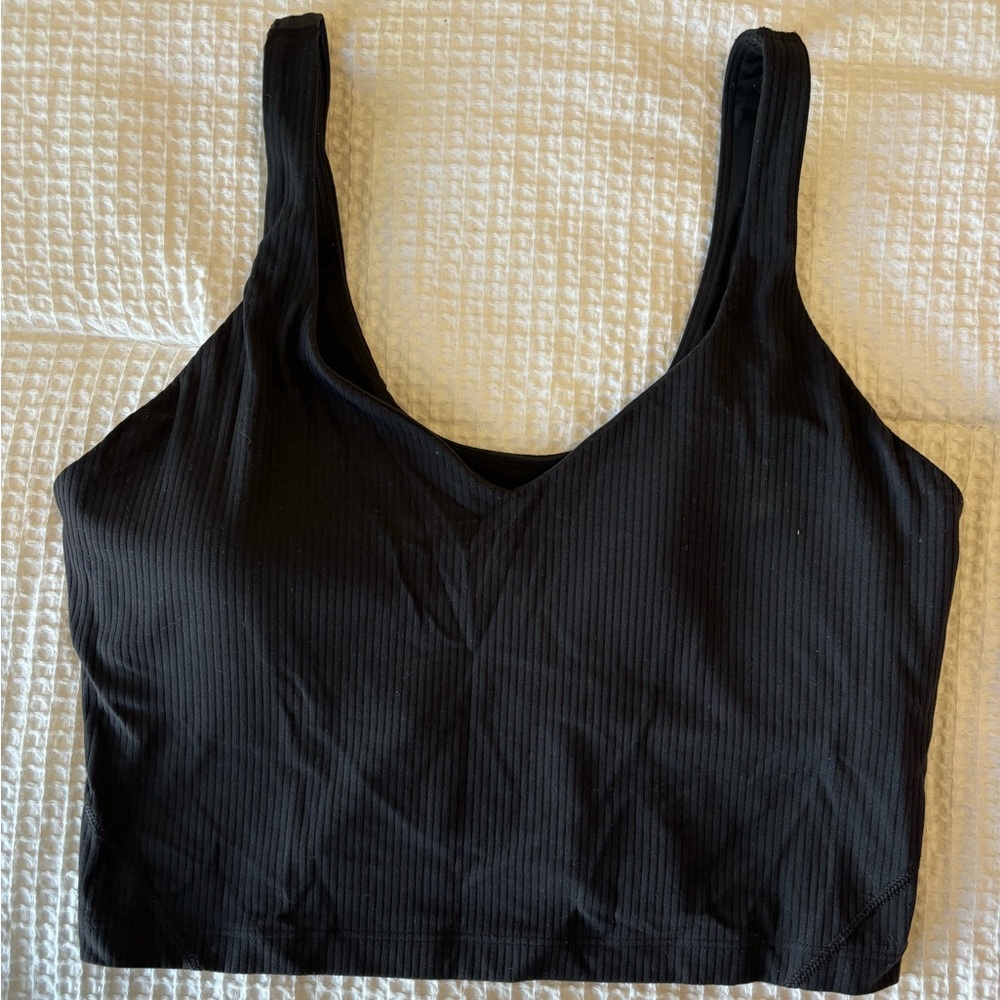 lululemon Ribbed Align Tank in black